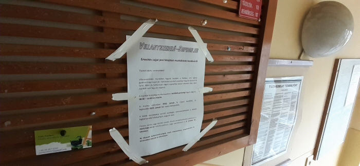 Értesítjük a szomszédokat, ezzel nem lesz dolga.